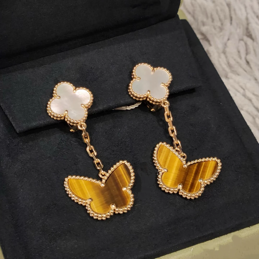 合金耳饰 2439【蝶恋花耳钉】