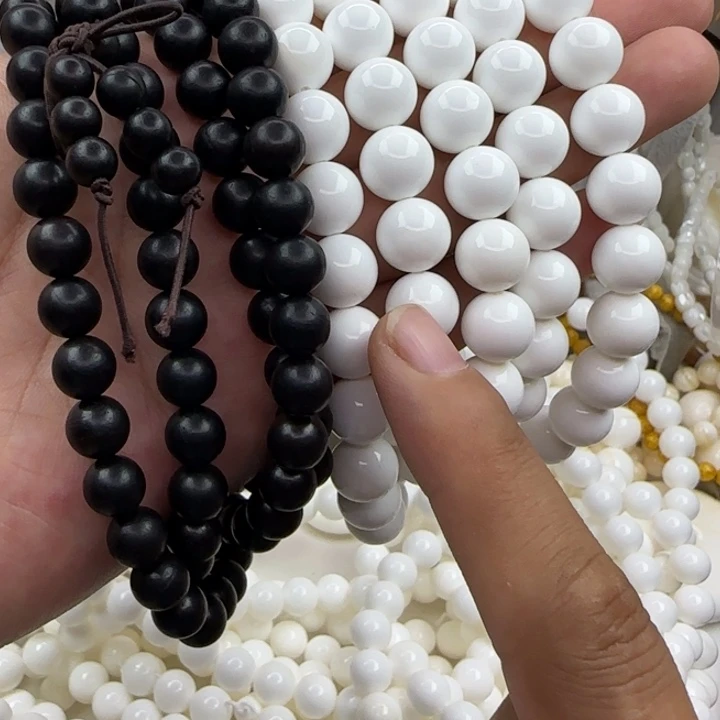 东非黑黄檀（紫光檀）手串/手链白1.0脖挂