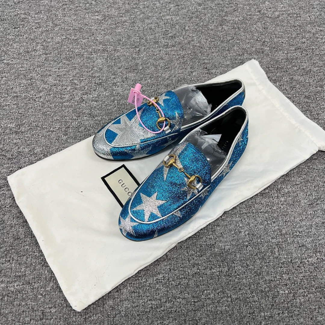 99新 GUCCI/古驰 Gucci 马衔扣一脚蹬