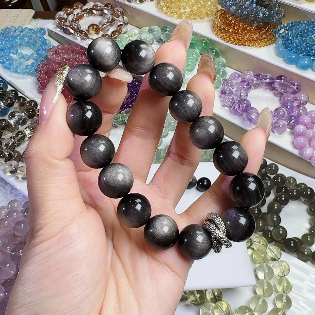 水晶手链未镶嵌微*银耀14