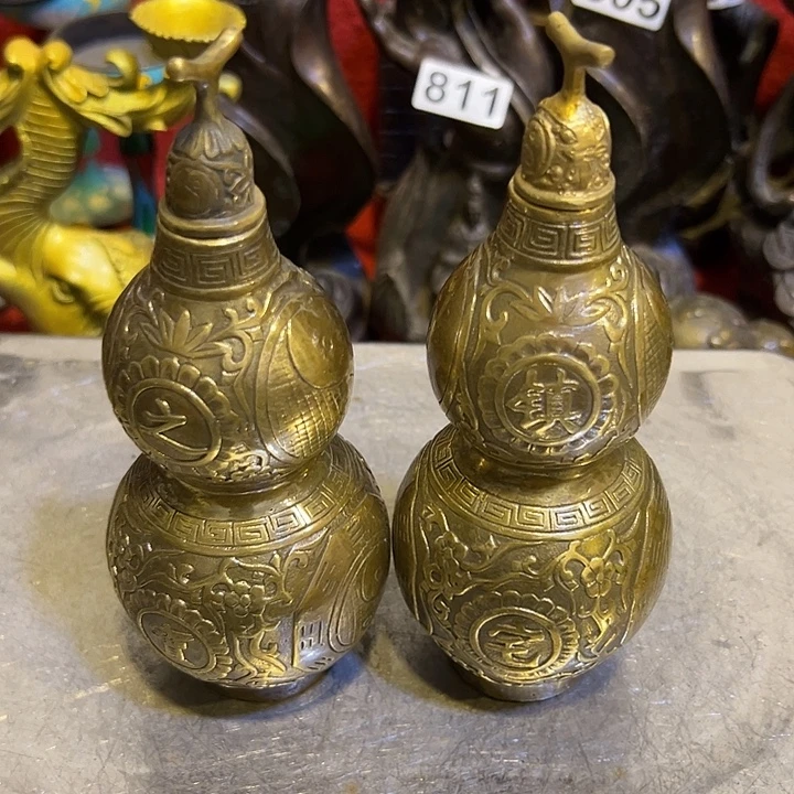 黄铜摆件，文房工艺品摆件