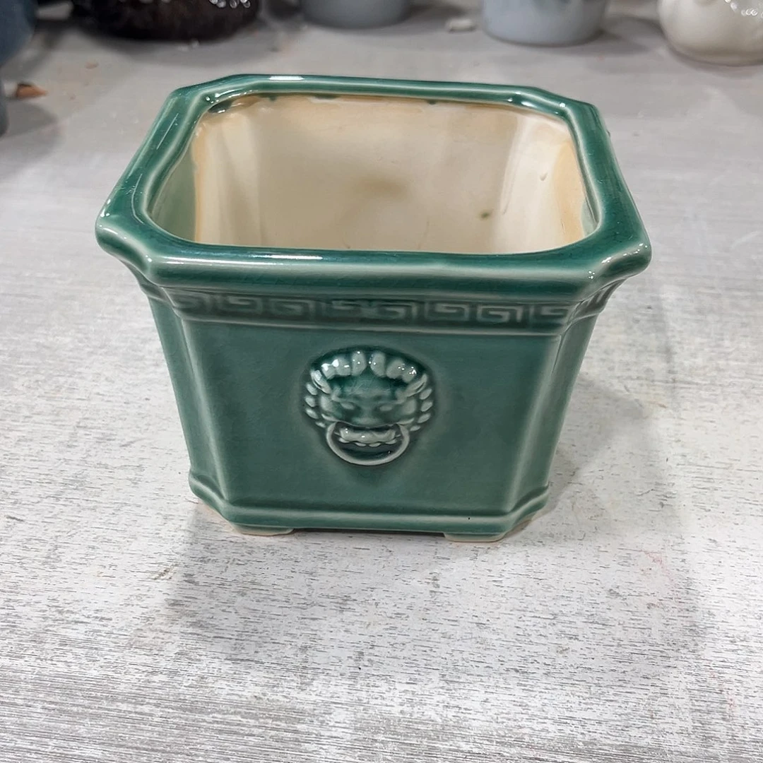 口径  12*9.5陶瓷绿植多肉微瑕花盆