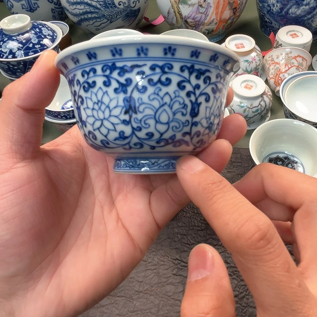 杯青花瓷器青花瓷器