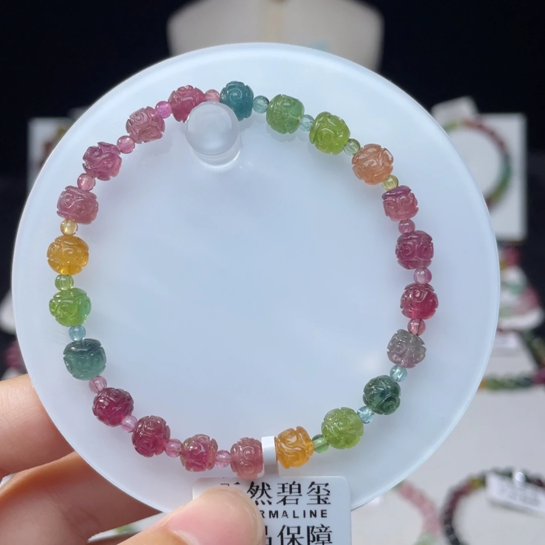 未镶嵌手串碧玺6mm±