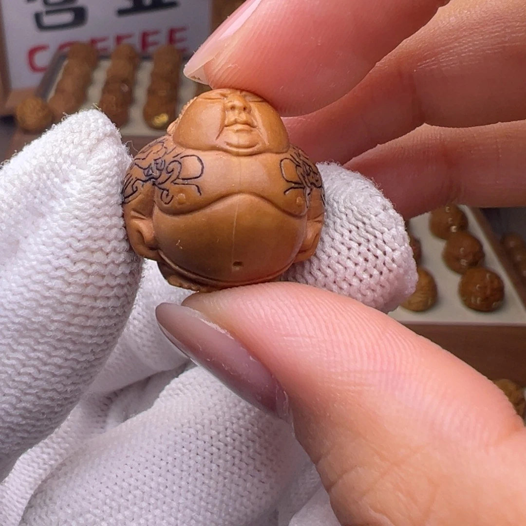 把件猴头核桃精修款横岗全品有正常封口线