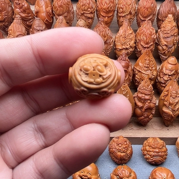 橄榄核吊坠18聚宝盆