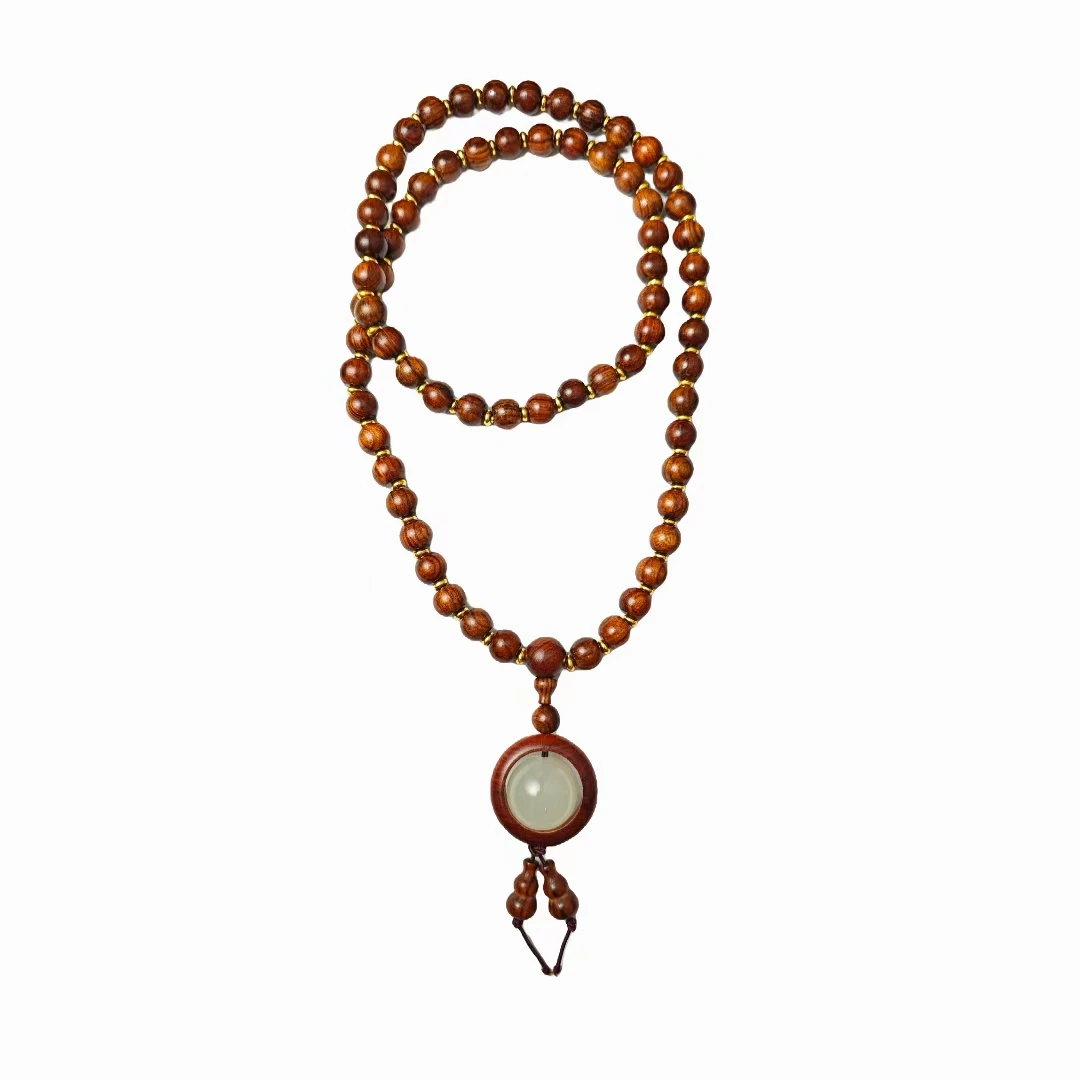 精选花梨木设计款项链赠礼盒（多样性发） H05-80