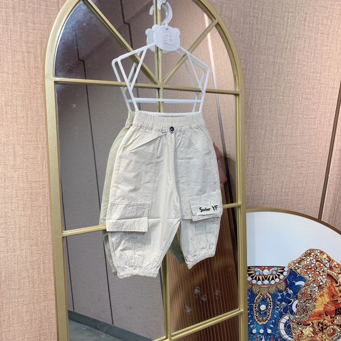 AC334    宝宝水洗棉布休闲裤子