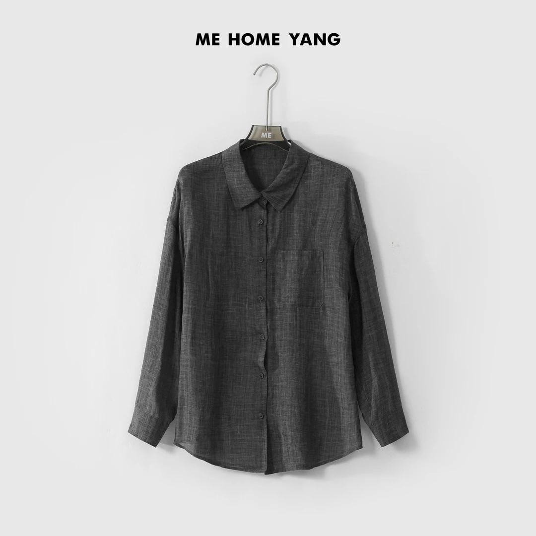 ME【苎麻衬衫】春夏轻奢高定简约百搭极简设计款衬衫 MEQC221