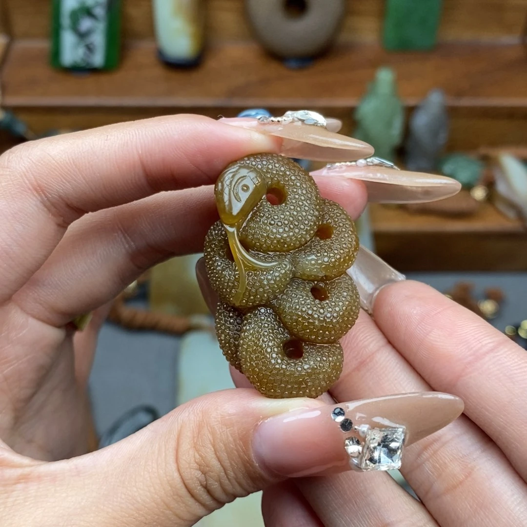 和田玉颈饰未镶嵌七*梦