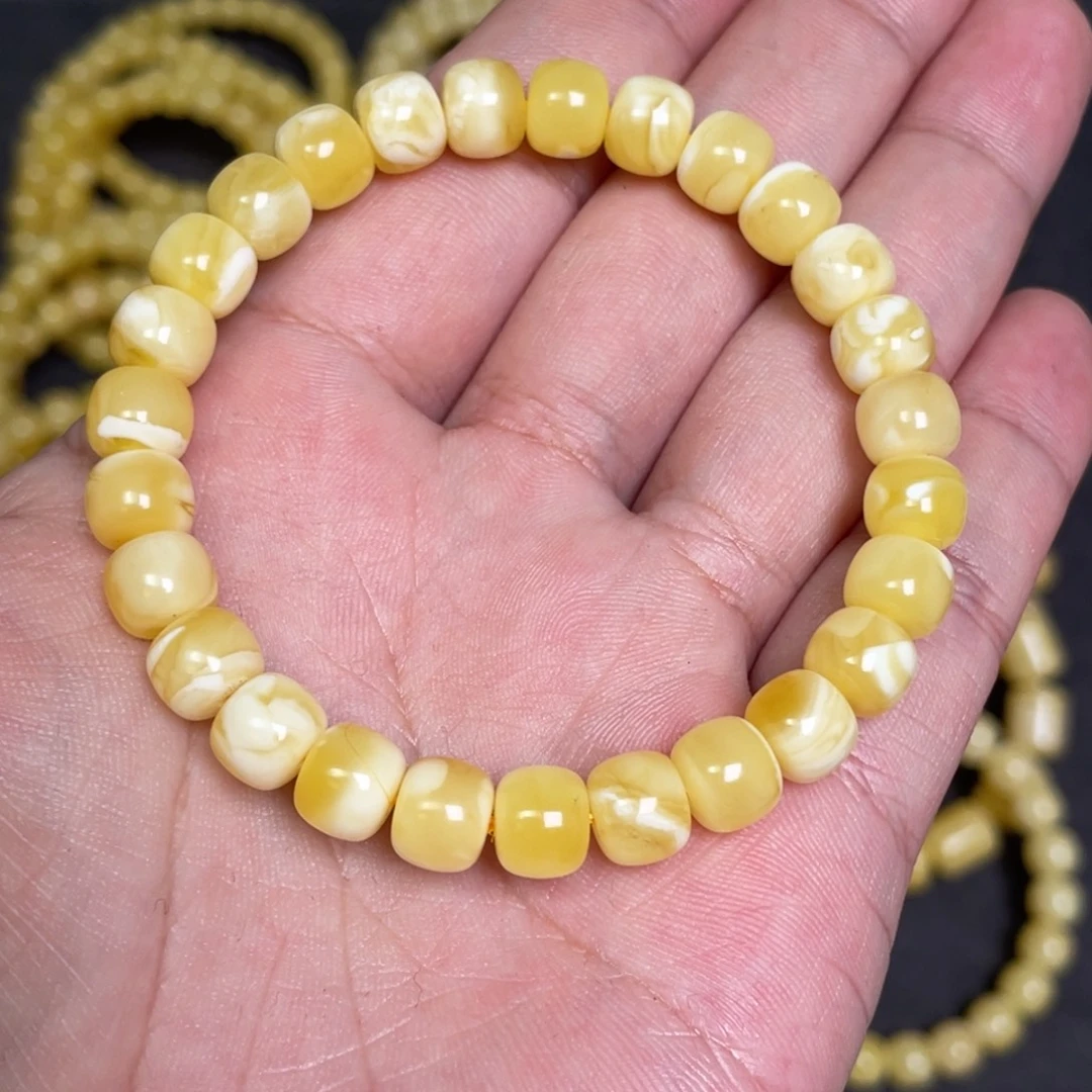 蜜蜡未镶嵌裸石蜜蜡手串8.3mm