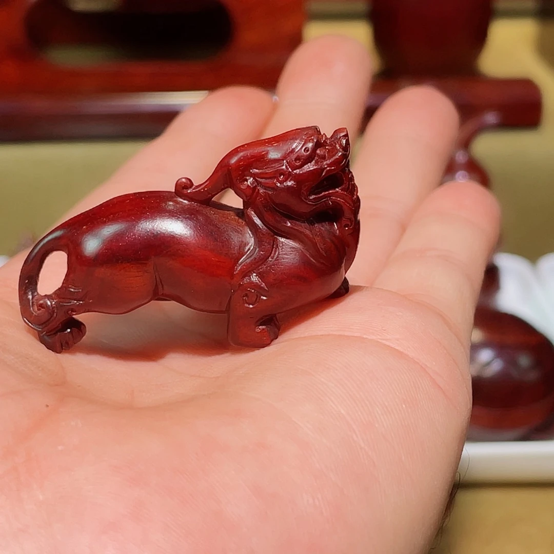 檀香紫檀（小叶紫檀）福利，貔貅把玩件