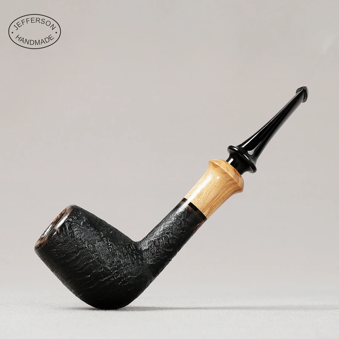 新手入门 杰弗森 黑色喷砂烟囱 3毫米 卢泳工作室 石楠木烟斗