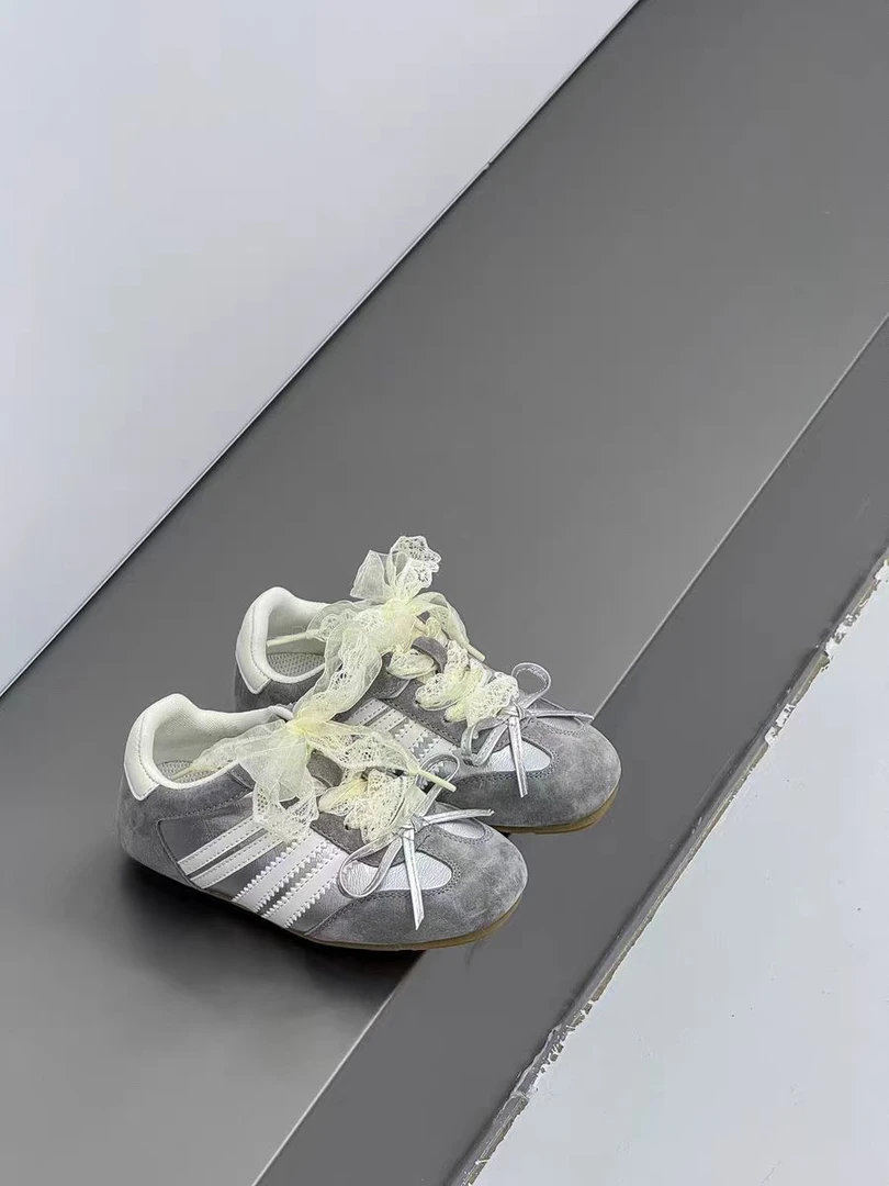 女童运动鞋儿童芭蕾风德训鞋软底板鞋阿甘鞋休闲单鞋2025秋季新款