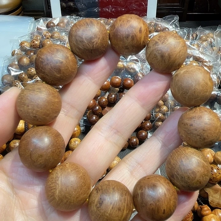 柏木（崖柏）手串/手链20爆满雪花