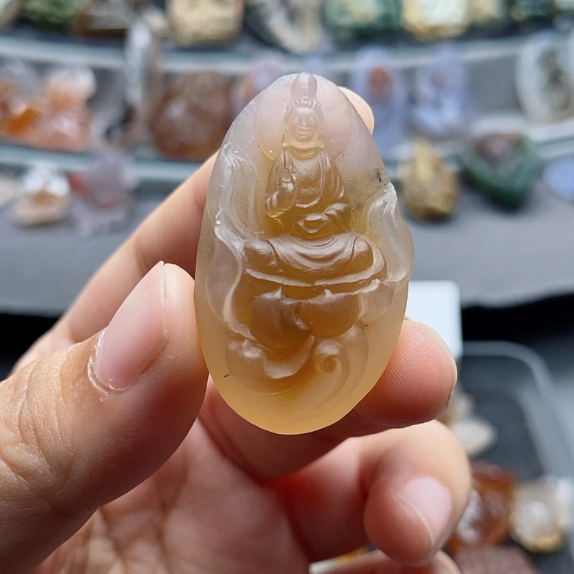 【闪购商品】未镶嵌吊坠定制玛瑙