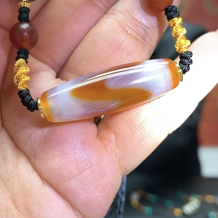 玛瑙/玉髓颈饰合金