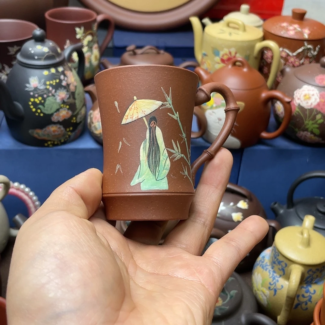 紫砂茶杯紫砂主人杯100cc