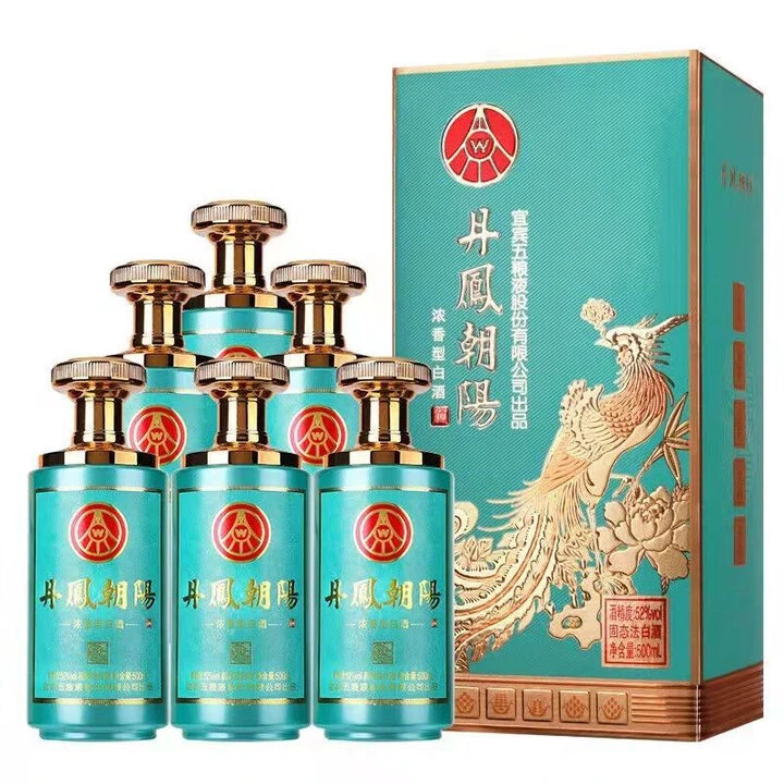 五粮液丹凤朝阳 凤来仪（蓝） 浓香型白酒52度500ml*6瓶