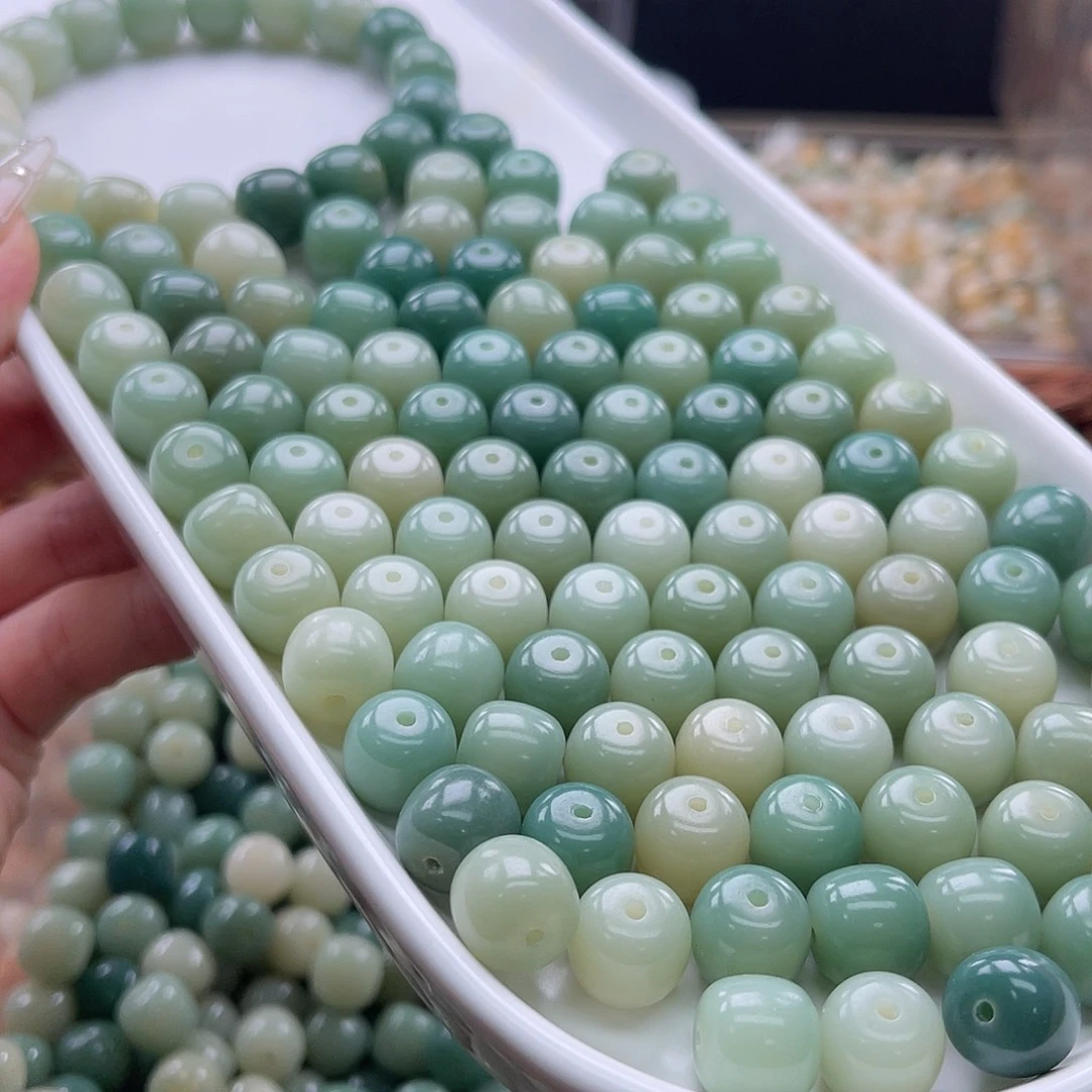 白玉菩提吊坠a12mm/40+5颗小青提