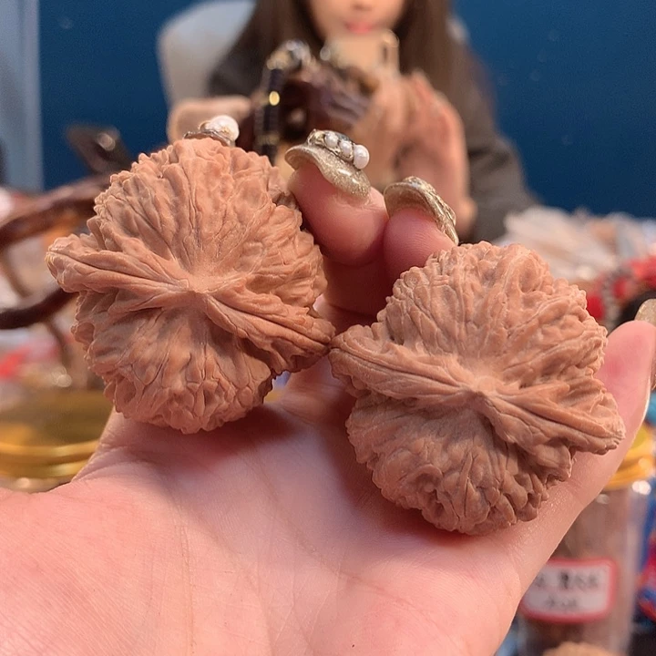 文玩核桃吊坠44全品白狮子