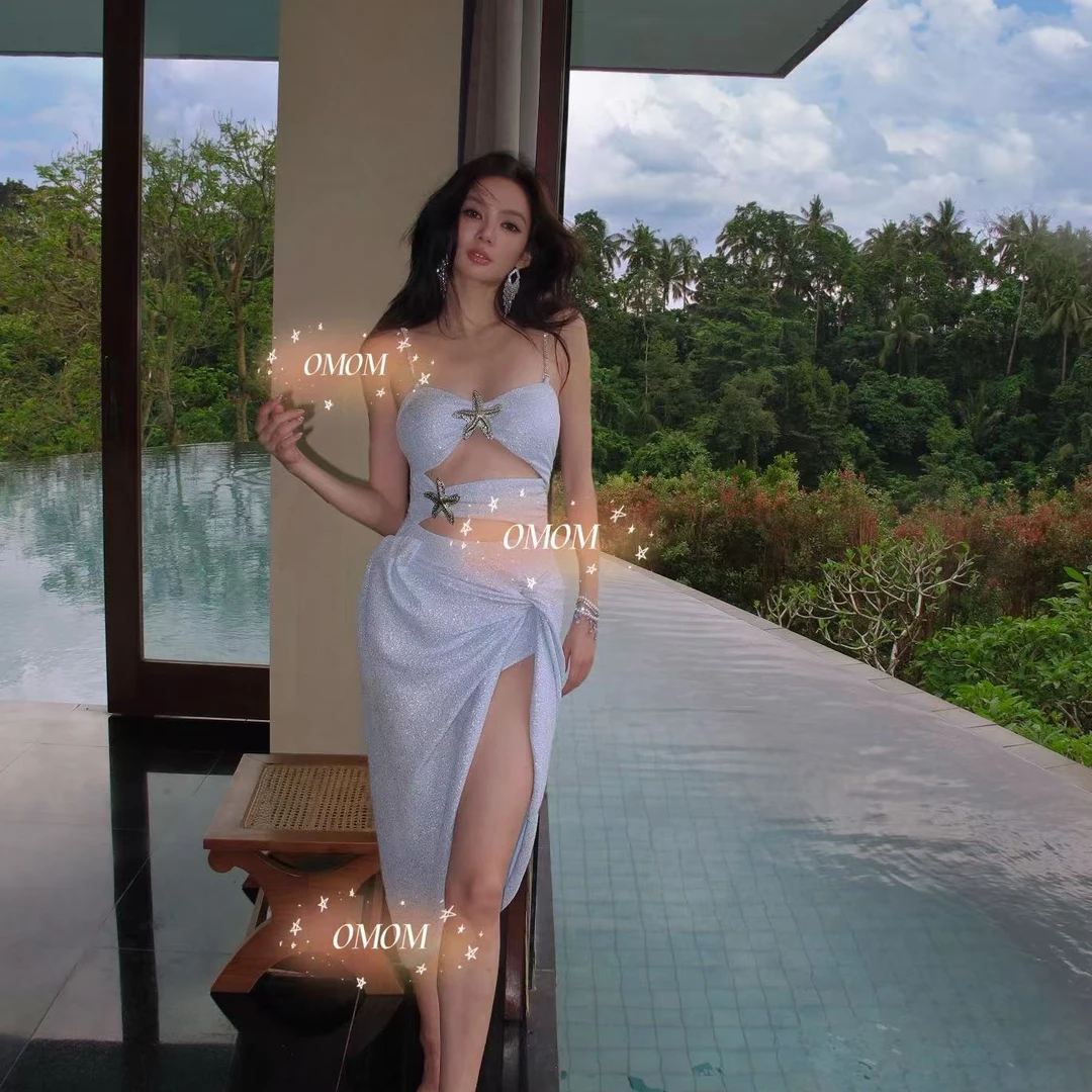 【灿若繁星】高级感包臀连体亮闪闪水钻温泉度假泳衣4170