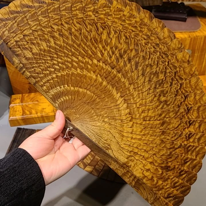 唐***.金丝楠21小叶桢楠金丝楠木苏扇