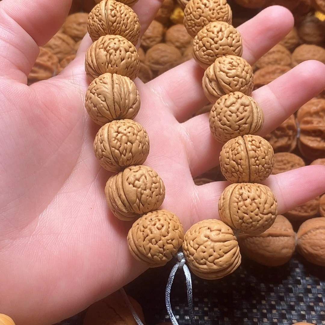 文玩核桃手串波***货桃核