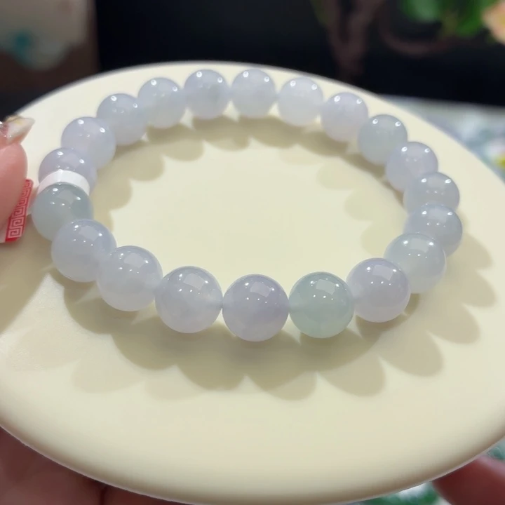 未镶嵌手链翡翠冰胶莫兰迪卡9.8