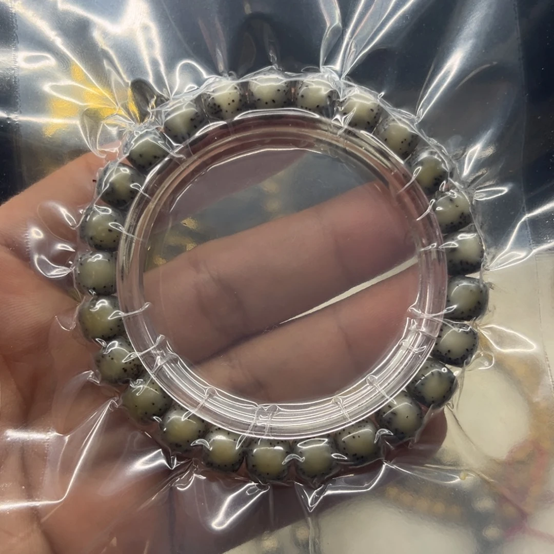 星月菩提手串卡9黑冰侧留白
