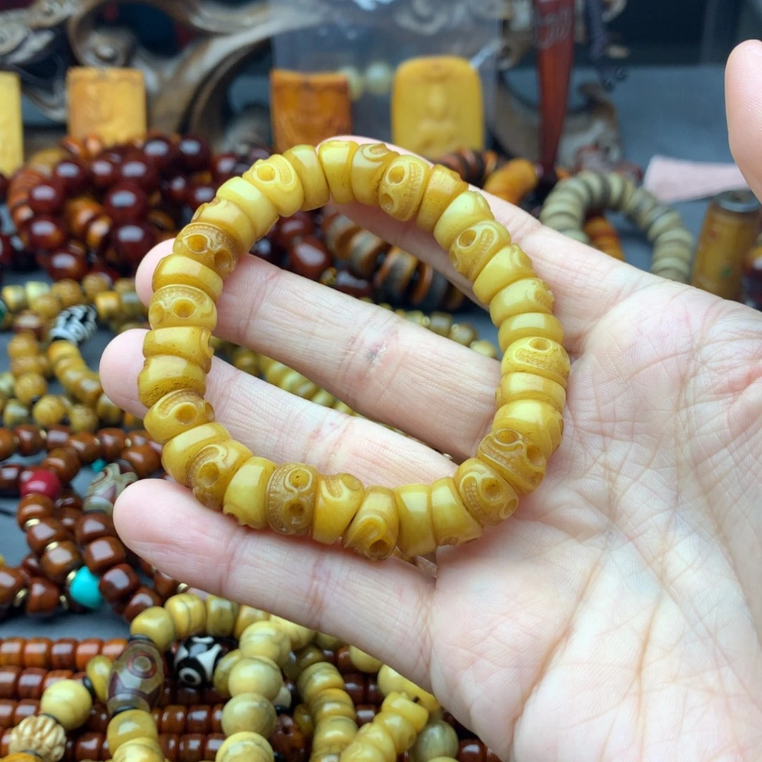 手串/手链牛骨牦牛骨阿呆手串