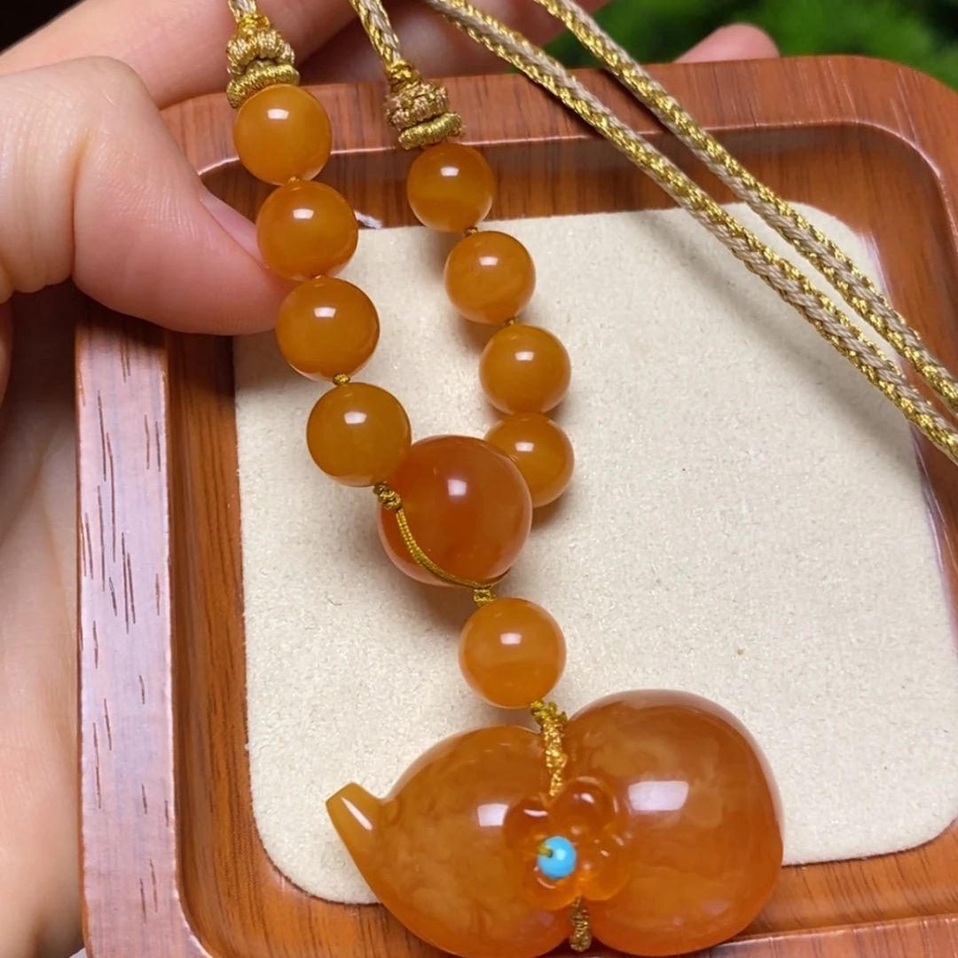 【闪购商品】蜜蜡颈饰未镶嵌项链