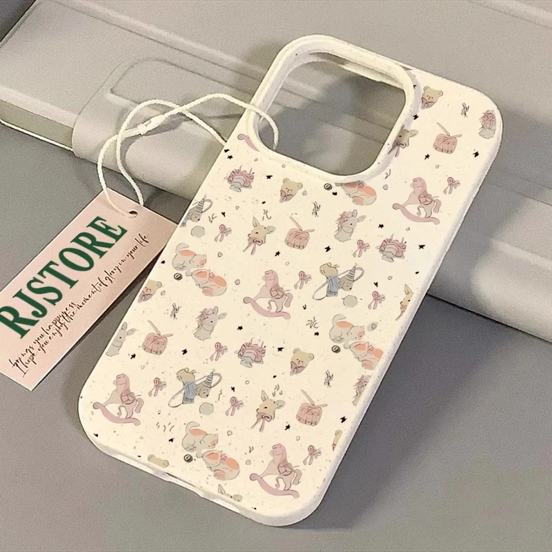 EXMX满屏小动物适用iPhone15promax手机壳11苹果13/12高级8防摔16