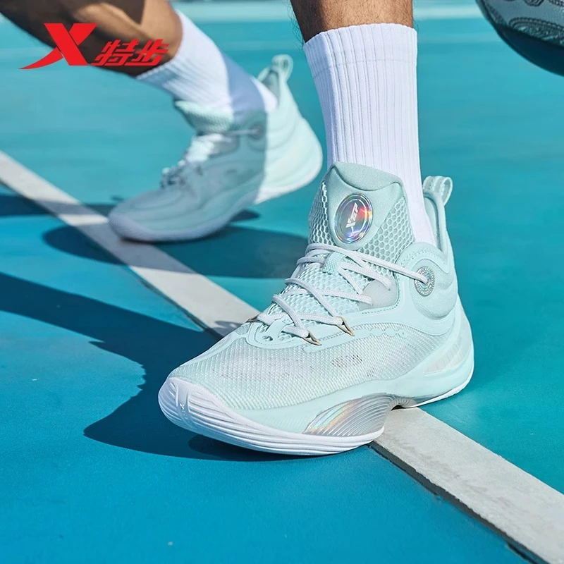 逆战 | 特步外场篮球鞋2025夏季新款男实战专业高耐磨防滑运动鞋