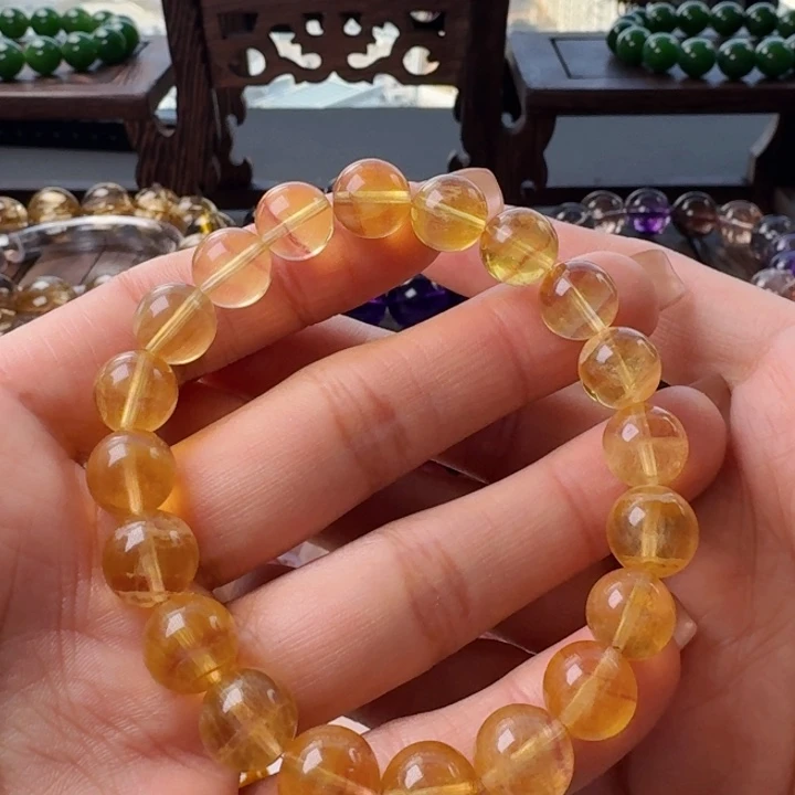 水晶手串未镶嵌石来运好珠宝