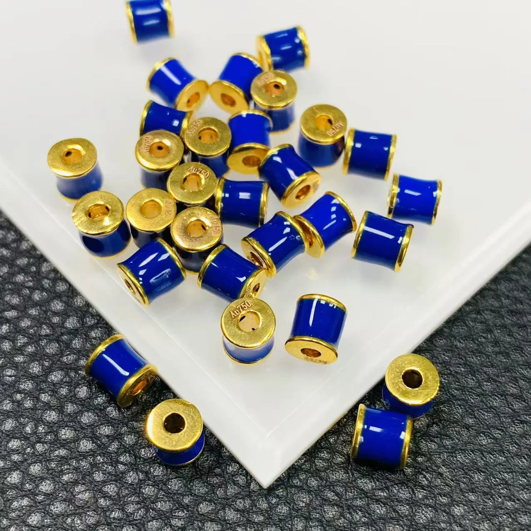 「戴琴珠宝」W162-18K金4.8mm左右配件-JS(多样性发其一）