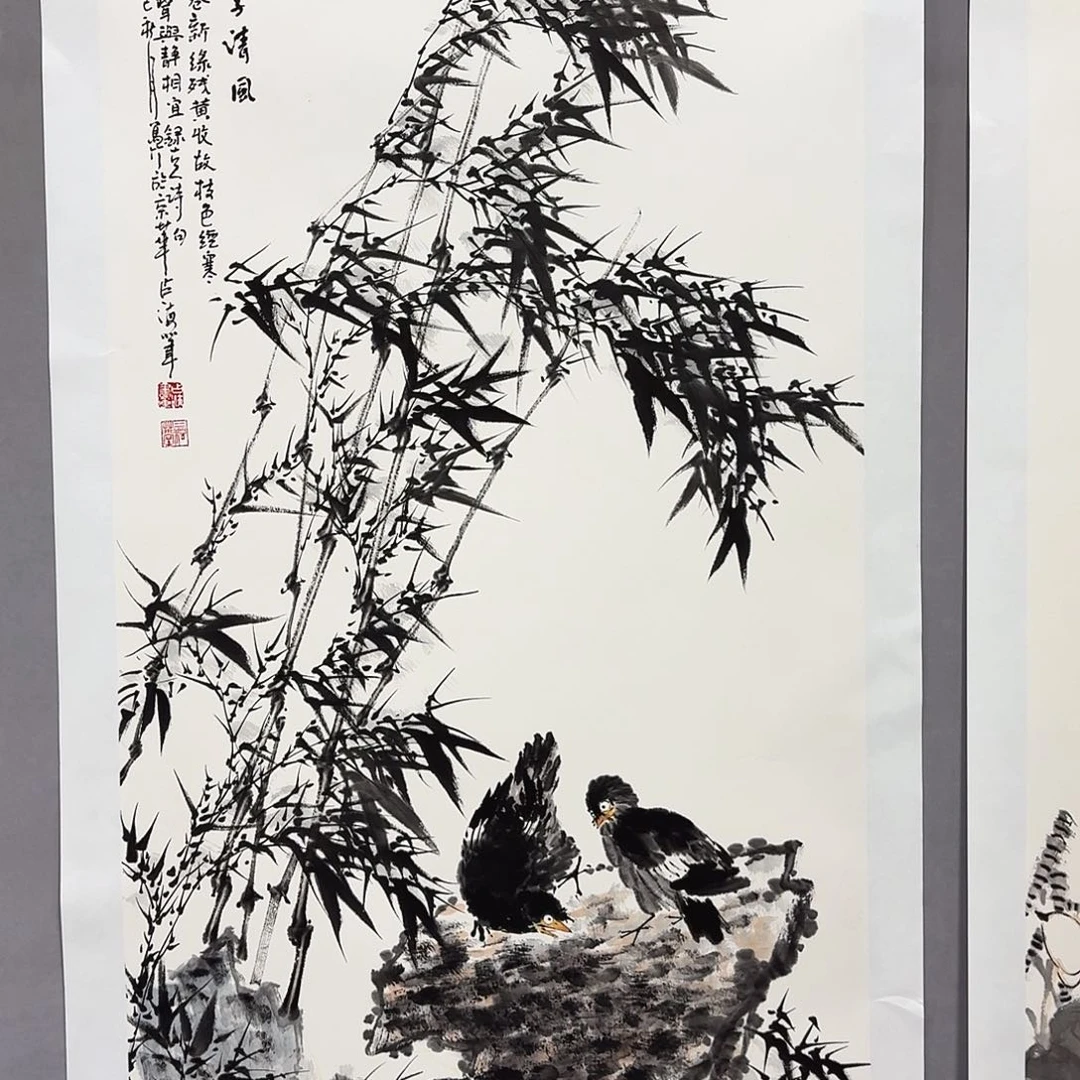 国画亲笔手绘放心去藏