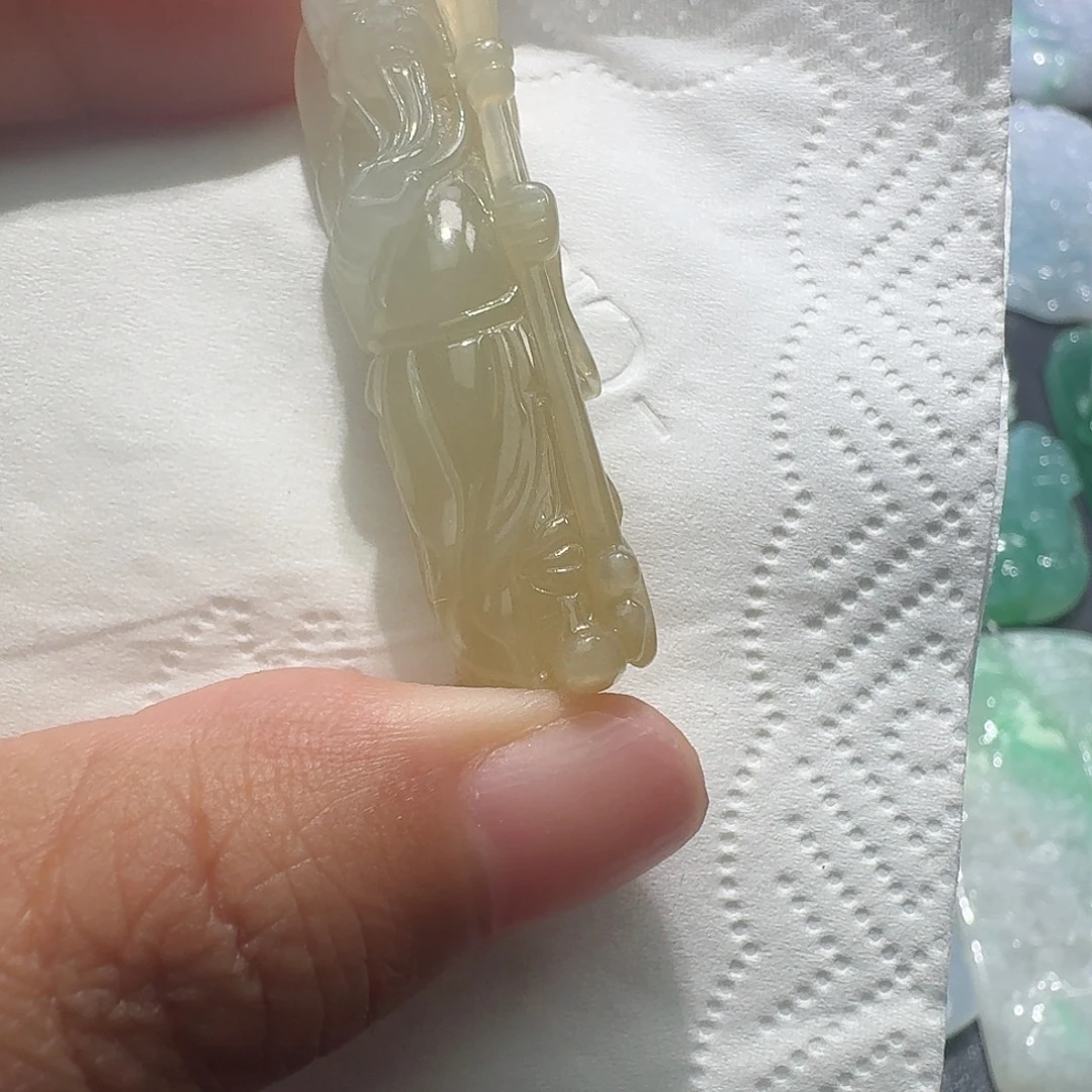 颈饰未镶嵌翡翠吊坠