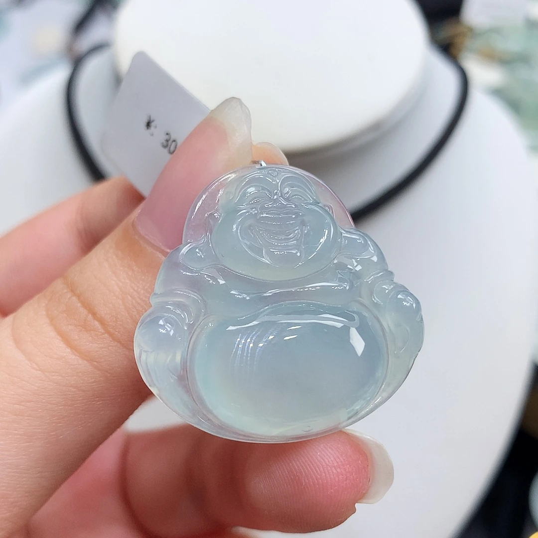 翡翠未镶嵌胸饰翡翠41，29.3/31/6.1