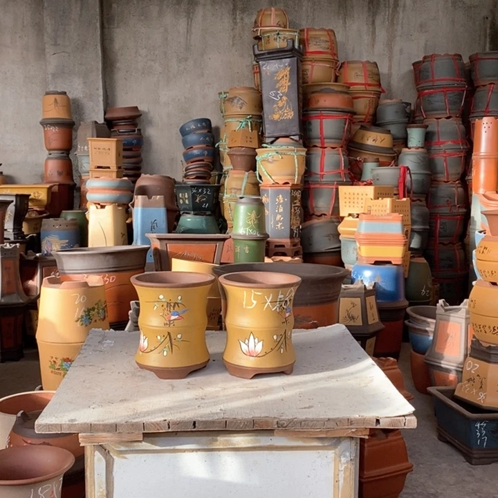 紫砂花盆紫砂花盆