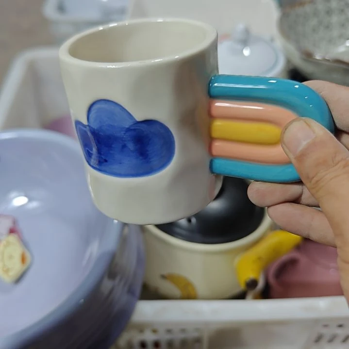 瓷片陶瓷杯碗盘微瑕介意慎拍
