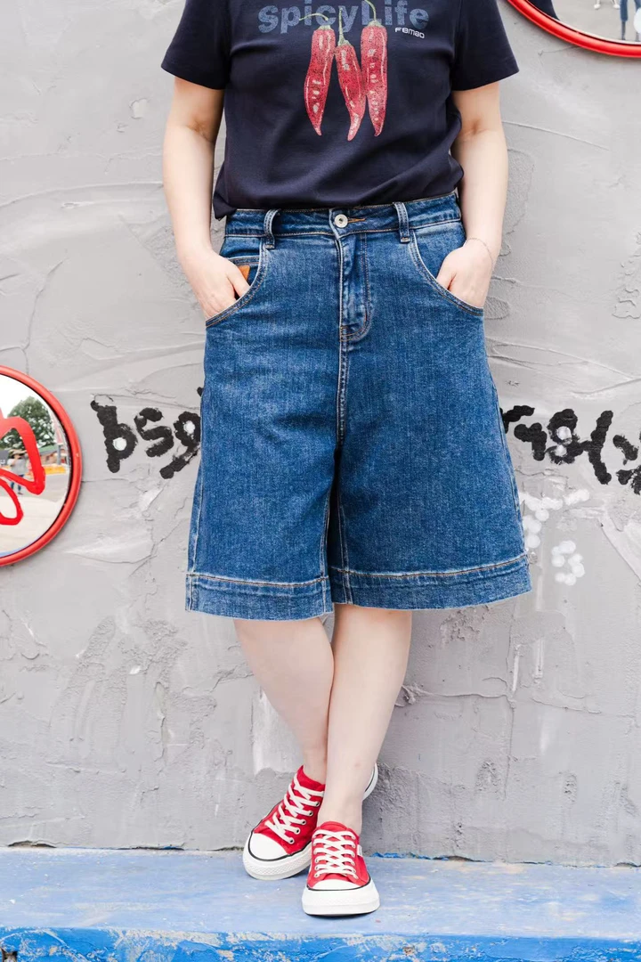 19029【燕子优选】百搭时尚减龄休闲牛仔短裤