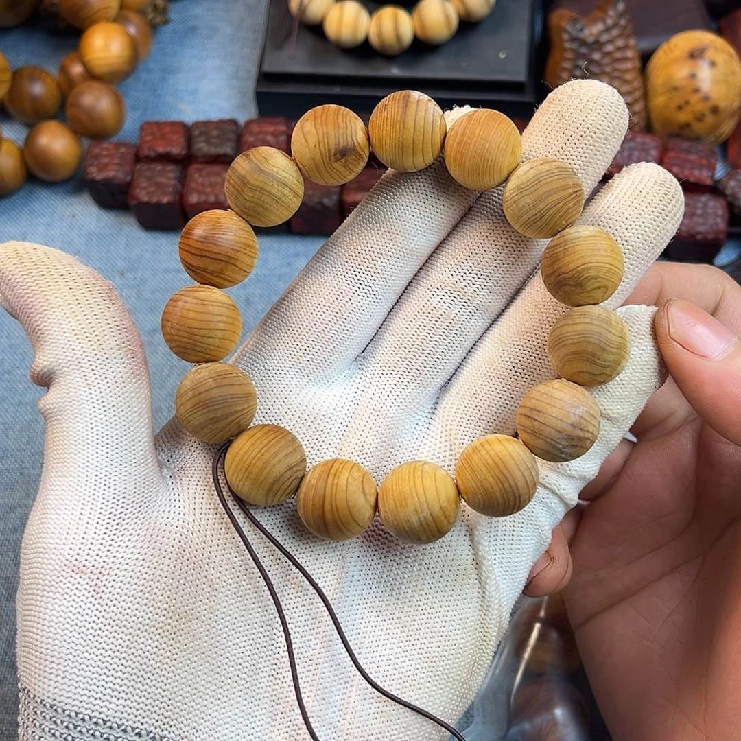 手串/手链柏木（崖柏）15鸡油黄