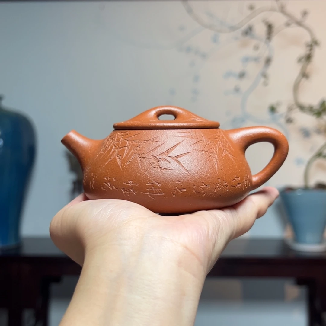 茶壶紫砂石瓢红降坡220