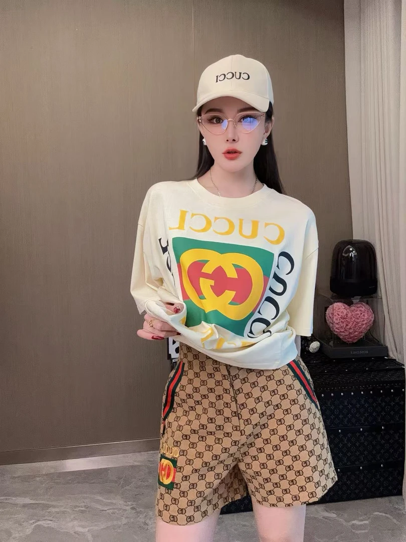 F160[杋爷潮品] 歌歌刺绣短裤