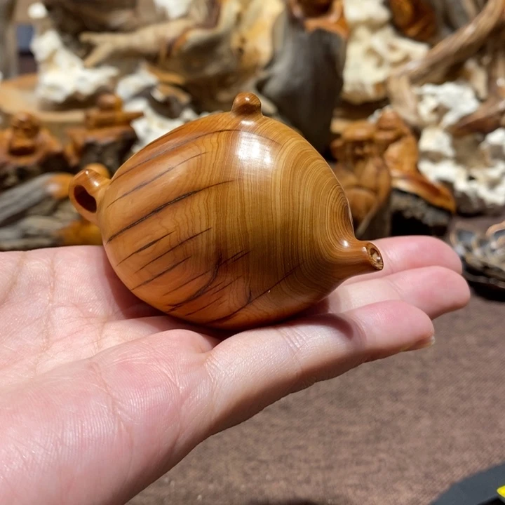 柏木（崖柏）虎皮把把壶