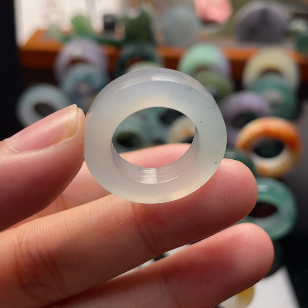 定制翡翠未镶嵌  白月光