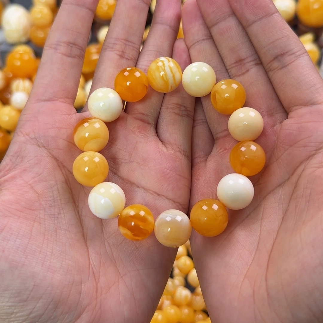 琥珀未镶嵌珠宝奇石15mm