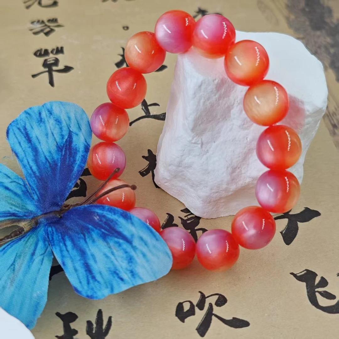 【古典珍藏】雪域红景天G063时尚百搭树脂手串