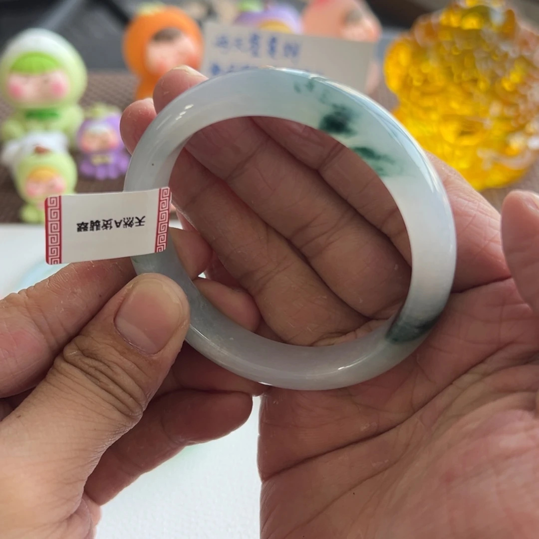 翡翠未镶嵌手镯46号 55.2